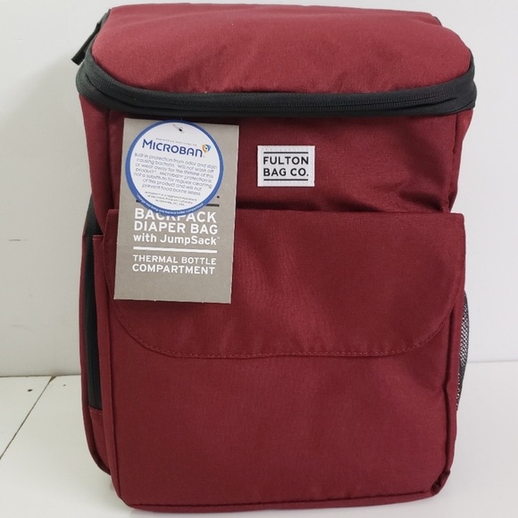 Fulton Co. Diaper Bag Backpack Removable Jumpsack & Changing Pad - Picture 2 of 6